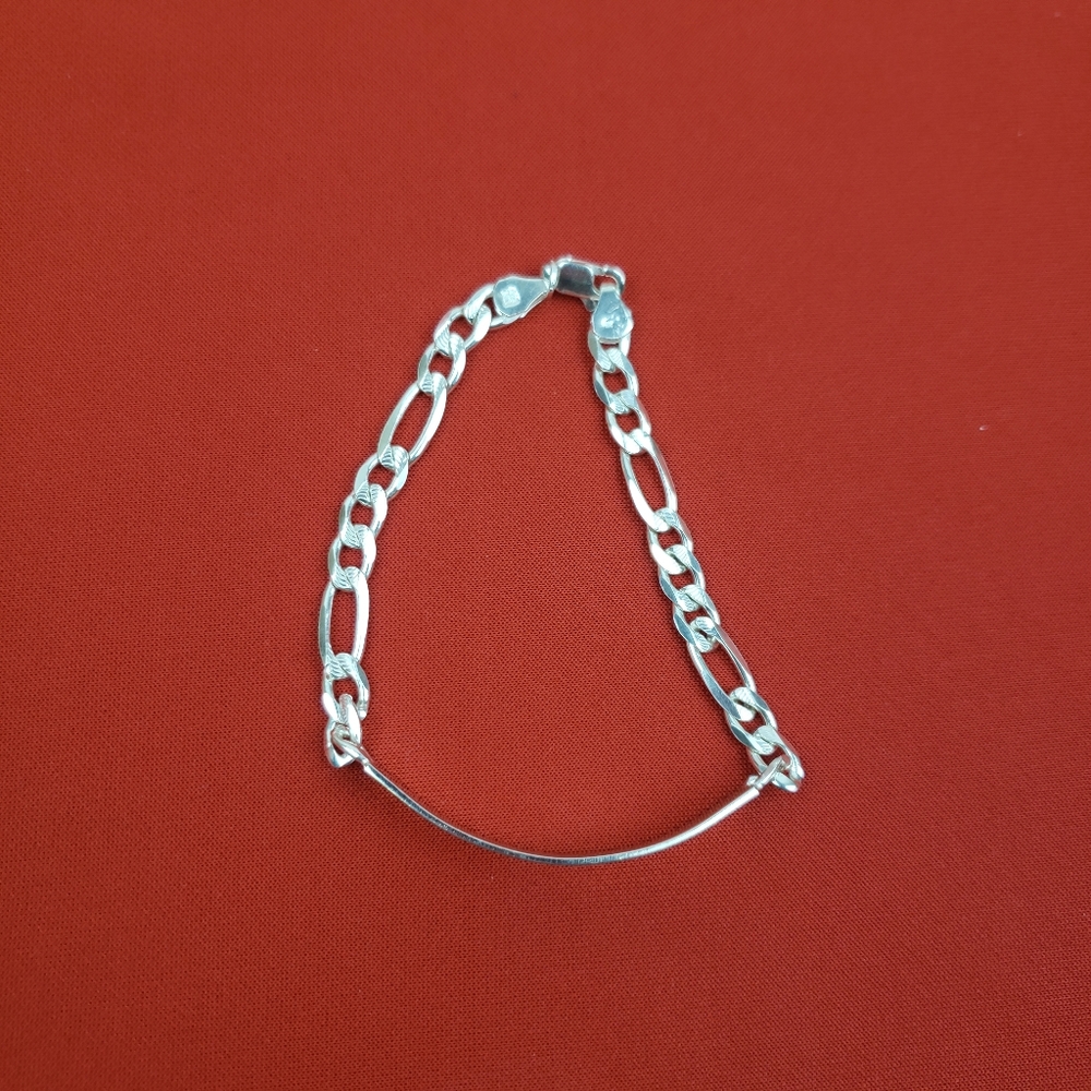 925 sterling‎ silver men's bracelet